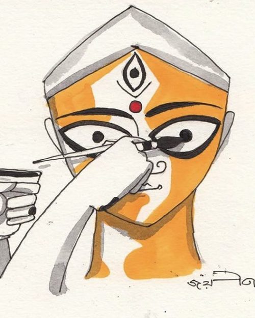 Illustration made for Designer Parama Ghosh-3