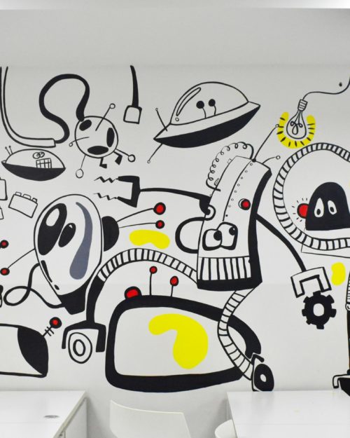 The Newtown School Wall