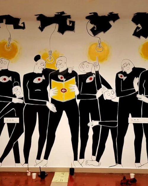 The "Brain-Storming" Wall