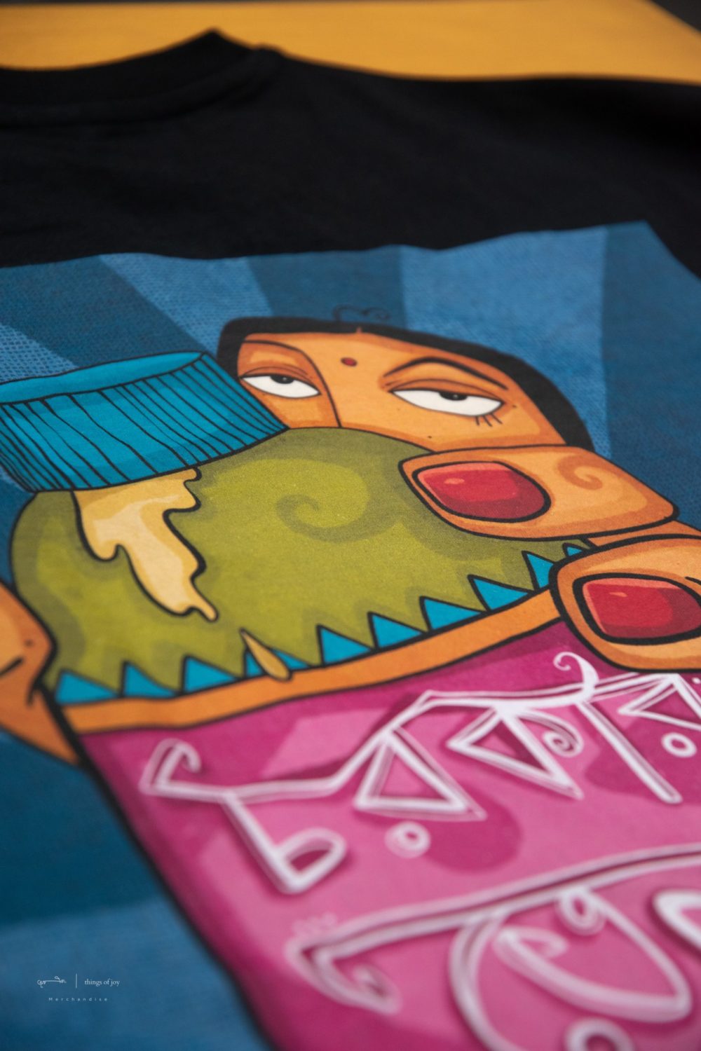 Chorkar Tel | Unisex Oversized Tshirt - Image 3